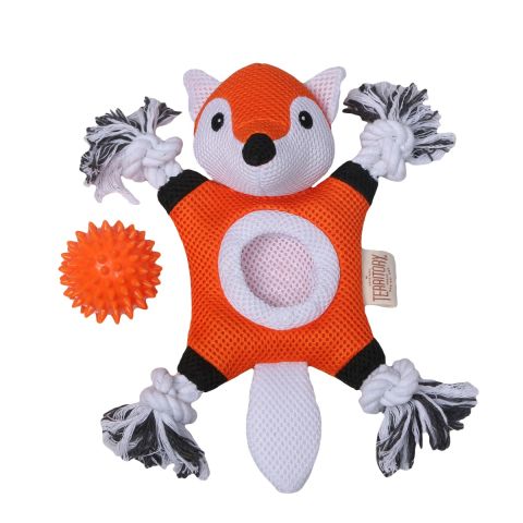 TERRITORY DOG 2 IN 1 TOY FOX - 10 INCHES