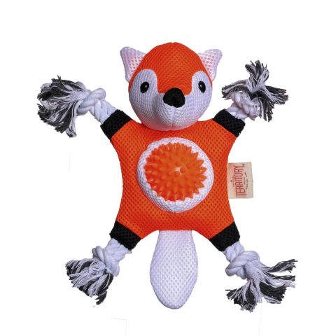 TERRITORY DOG 2 IN 1 TOY FOX - 10 INCHES